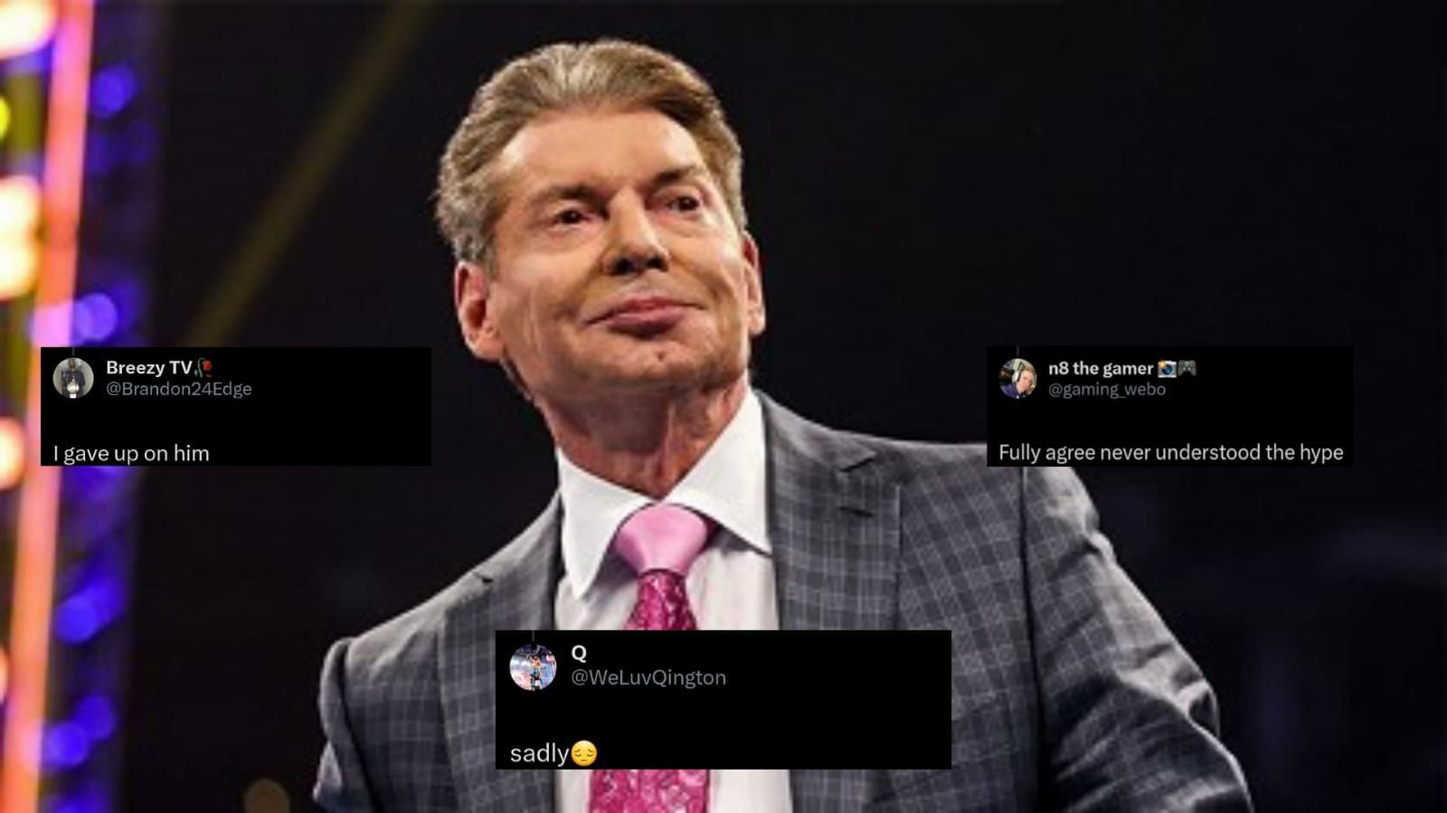 Vince McMahon is no longer the creative boss