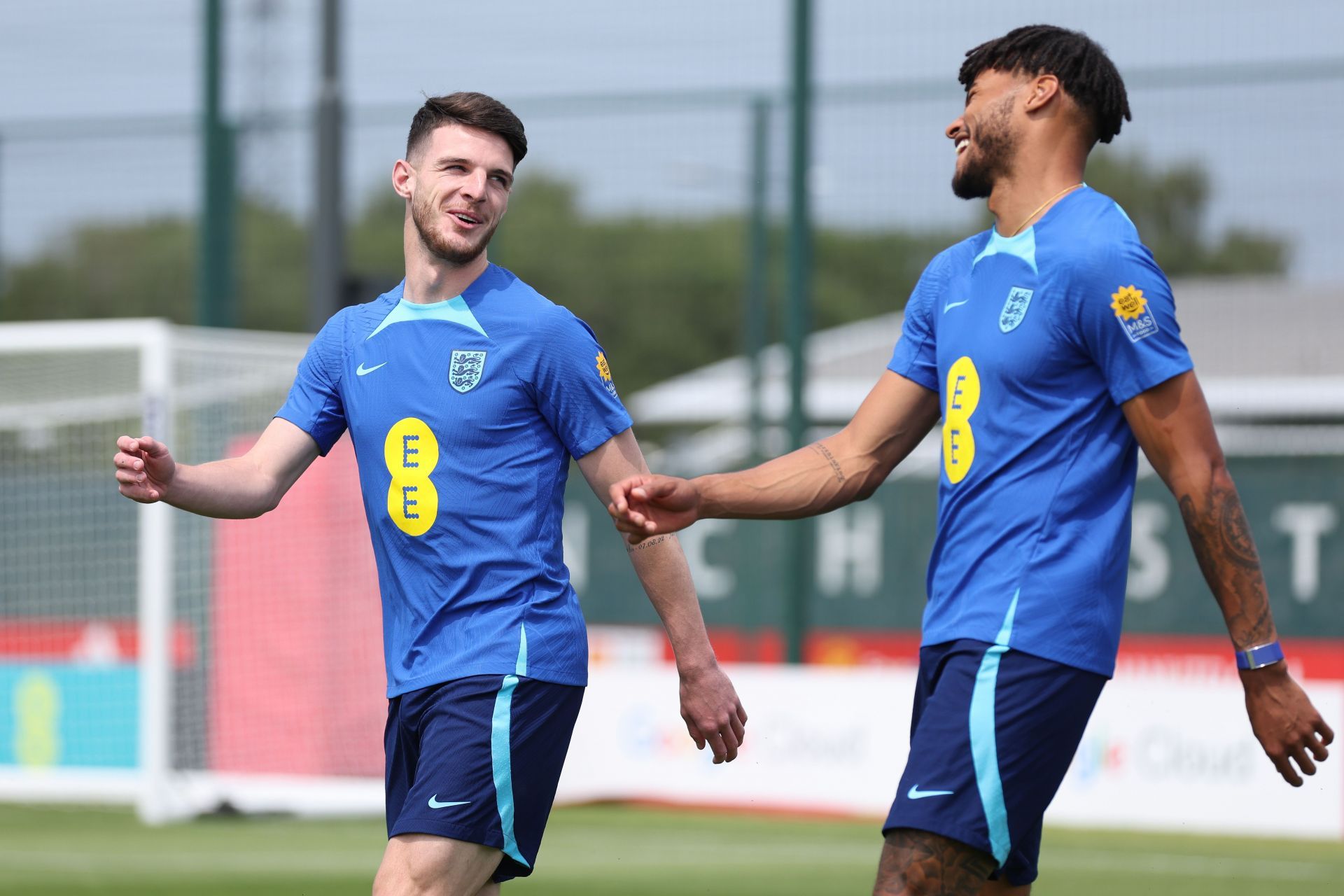 Declan Rice (left) is wanted at the Emirates.