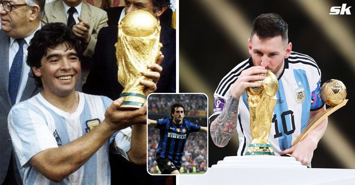 Diego Milito was asked to pick between Lionel Messi and Diego Maradona