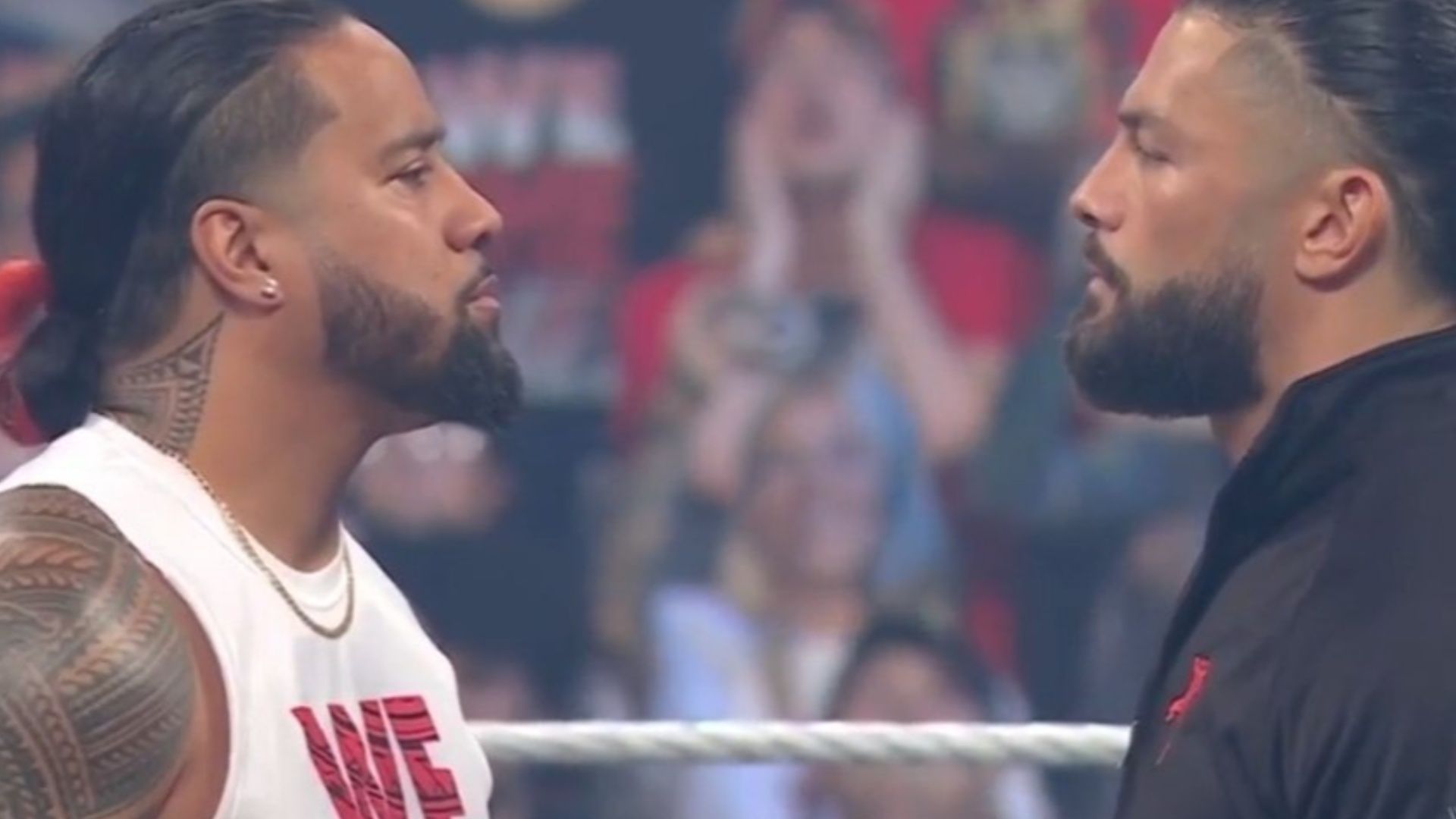 Jimmy Uso and Roman Reigns almost came to blows on WWE SmackDown this week.