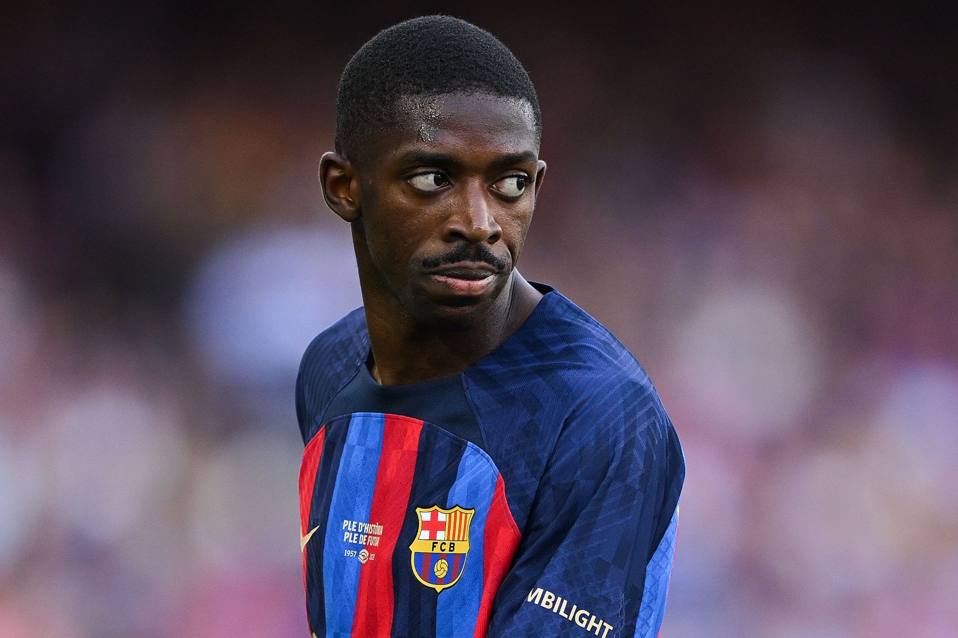 Dembele insists he&#039;s not headed to the Parc des Princes.
