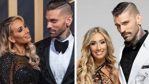 Corey Graves and Carmella.