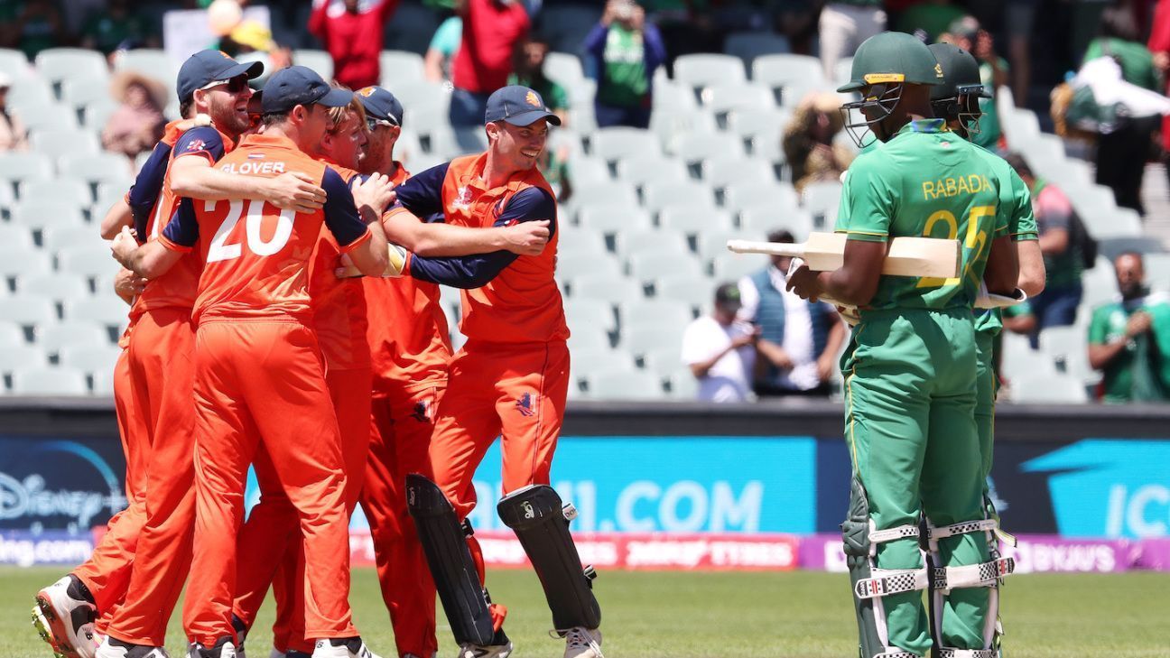 The Netherlands beat South Africa in the 2022 T20 World Cup