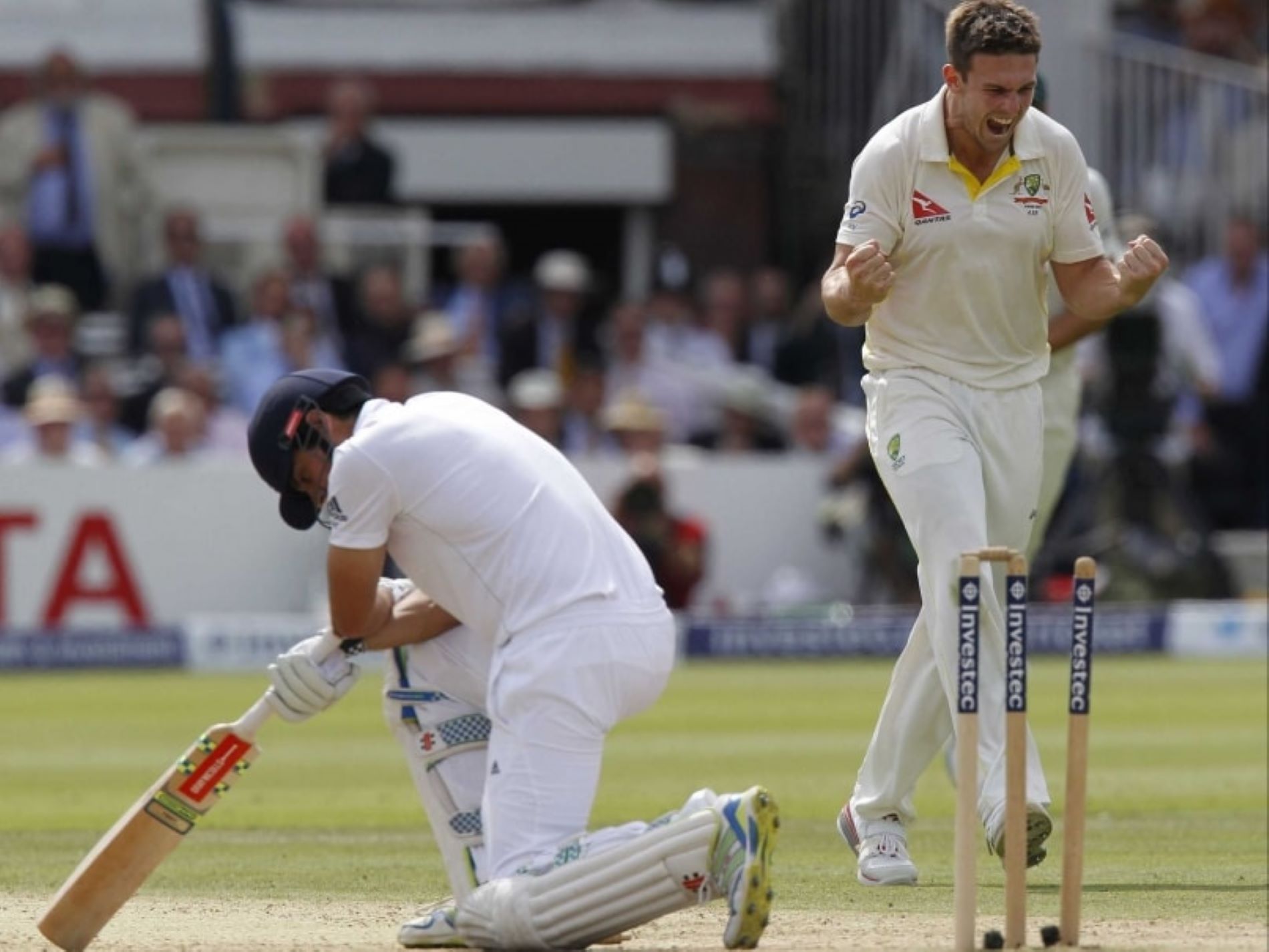 Cook's dismissal for 96 was the final nail in the coffin for England.