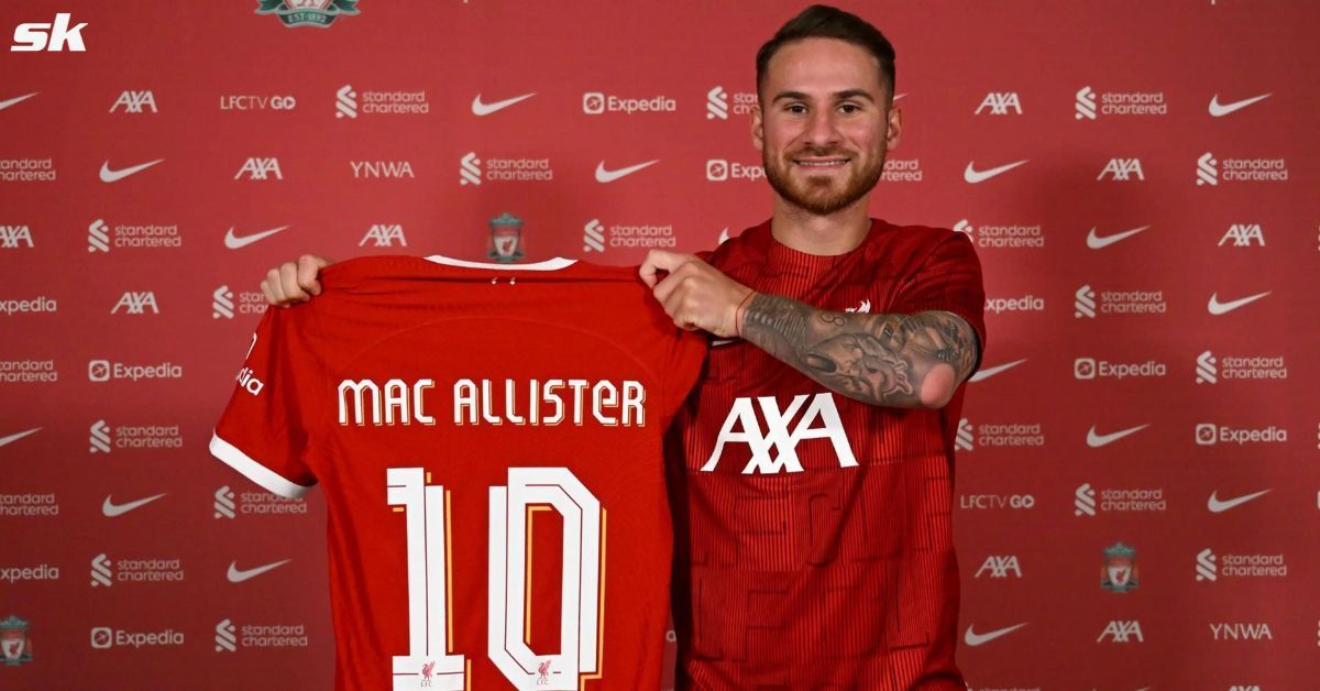 Liverpool midfielder Alexis Mac Allister.