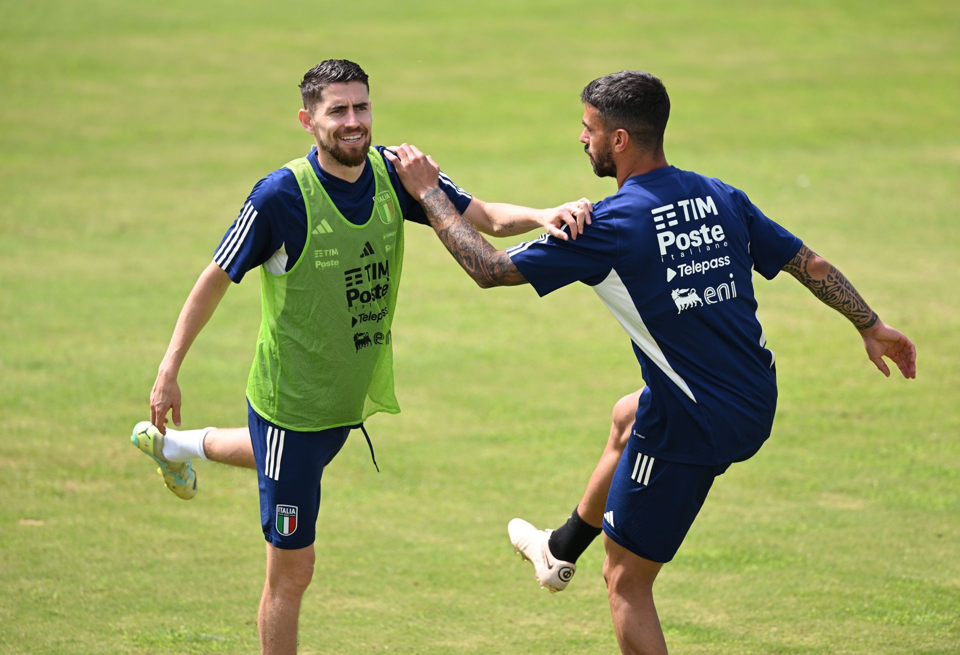 Jorginho (left) could be on his way out of the Emirates this summer.