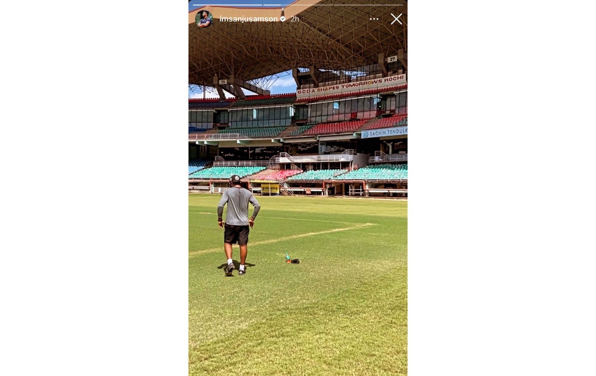 Screenshot of Samson&#039;s Instagram story.