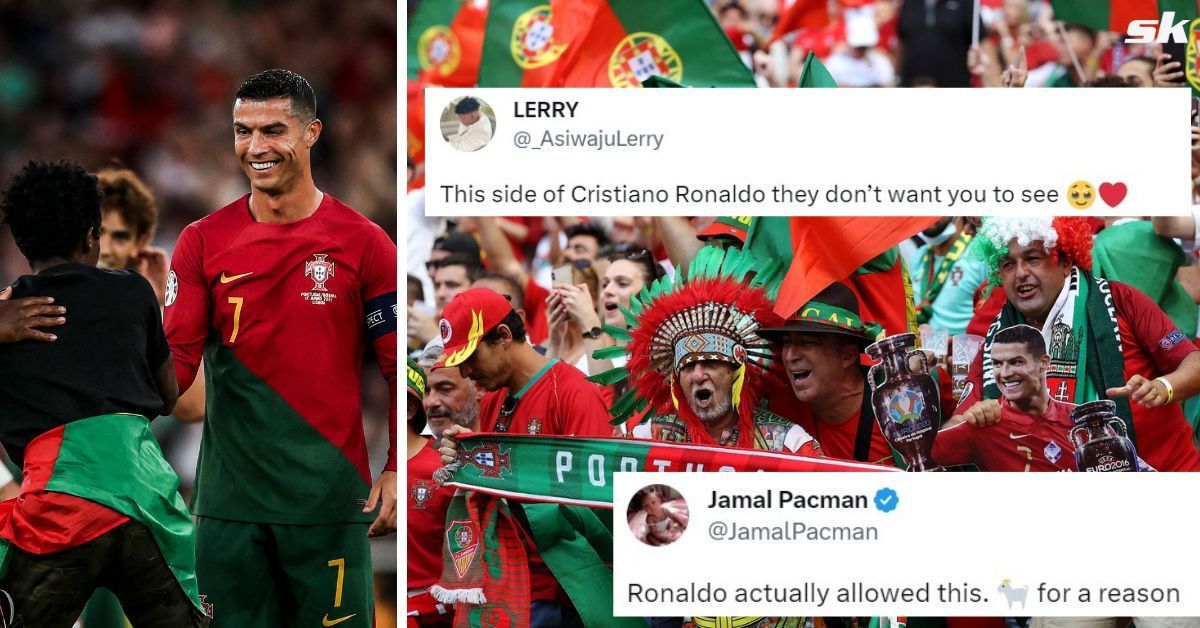 Cristiano Ronaldo shared an adorable moment with a fan