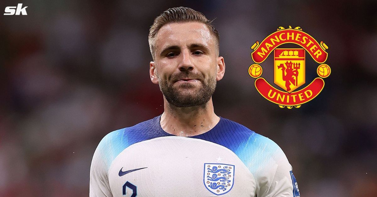 Manchester United and England left-back Luke Shaw.