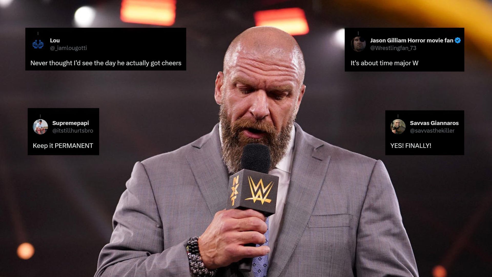 Triple H is the Chief Content Officer of WWE!