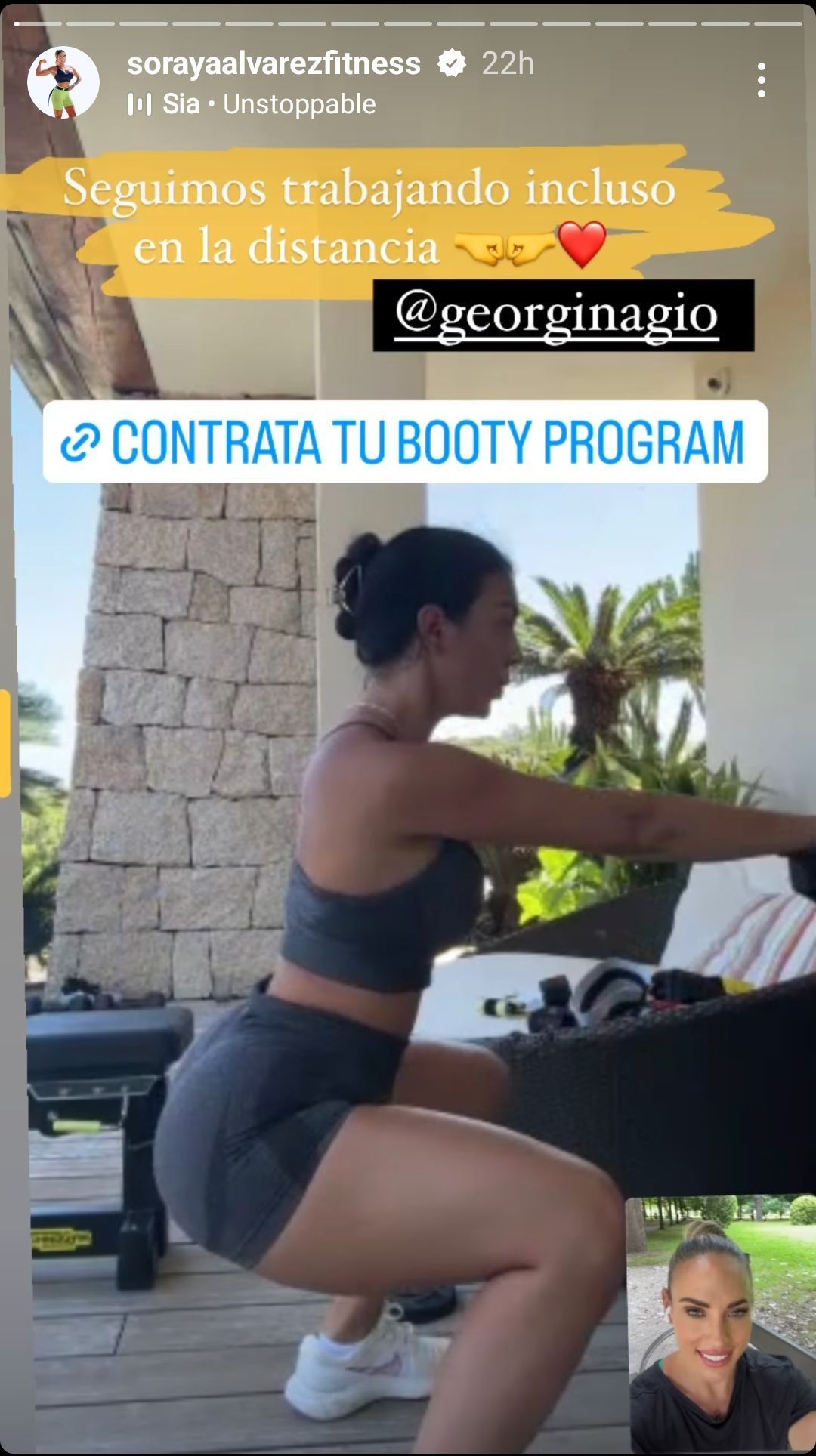 Soraya Alvarez&#039;s Instagram story