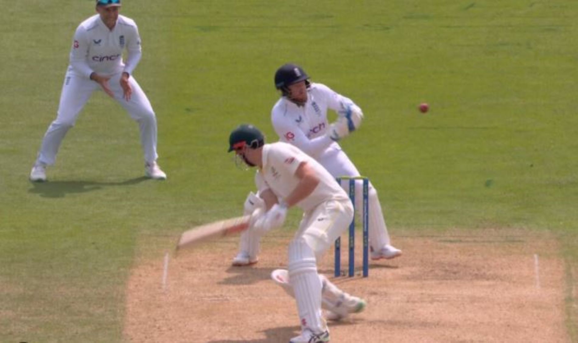 Jonny Bairstow fluffs a stumping chance on Day 2