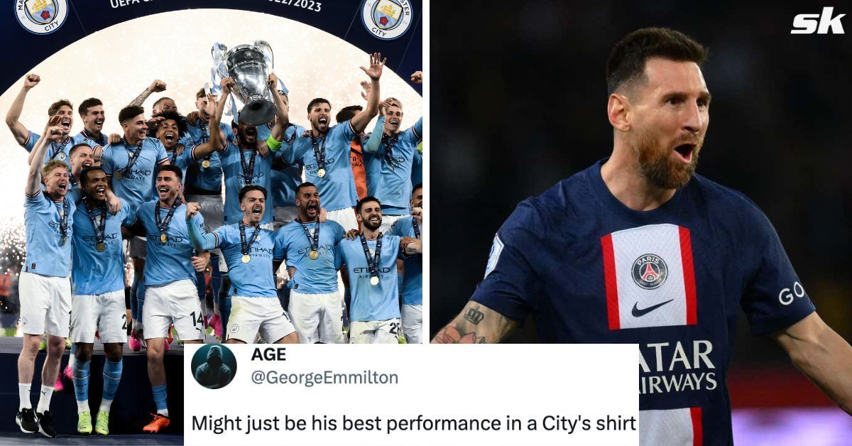 Manchester City star was as good as Lionel Messi