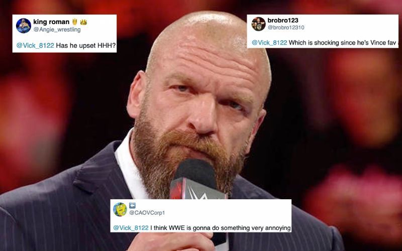 Triple H is the head of creative in WWE