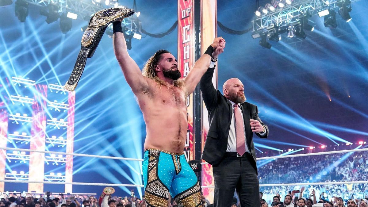 Triple H raises Seth Rollins
