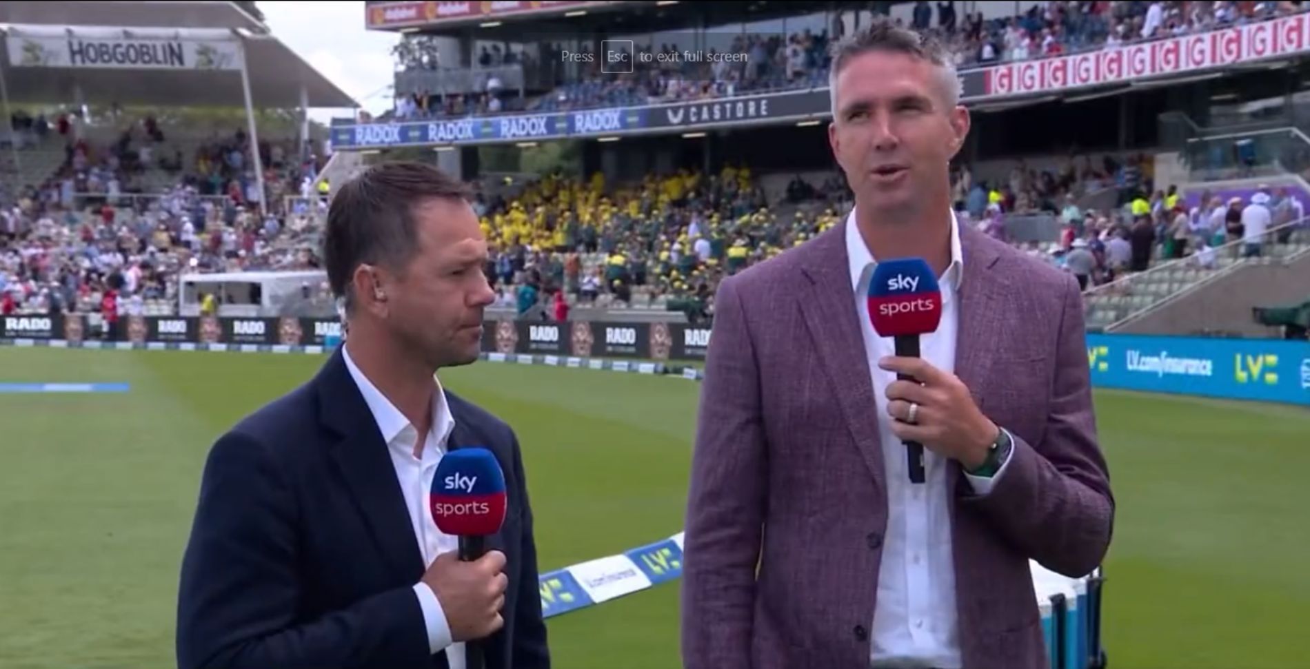 Ricky Ponting, Kevin Pietersen