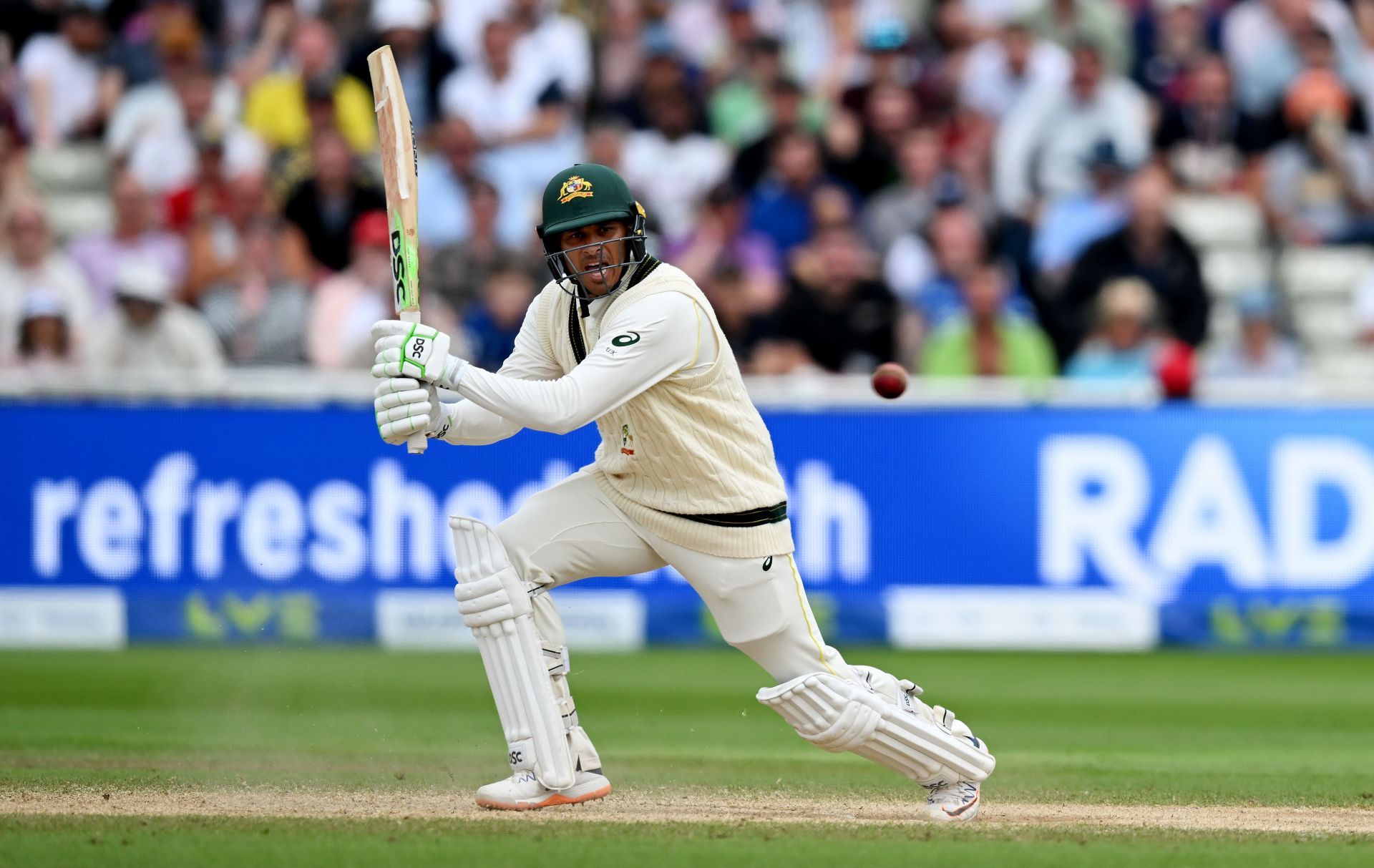 Usman Khawaja succeeded for Australia by playing traditional Test cricket. (Pic: Getty Images)