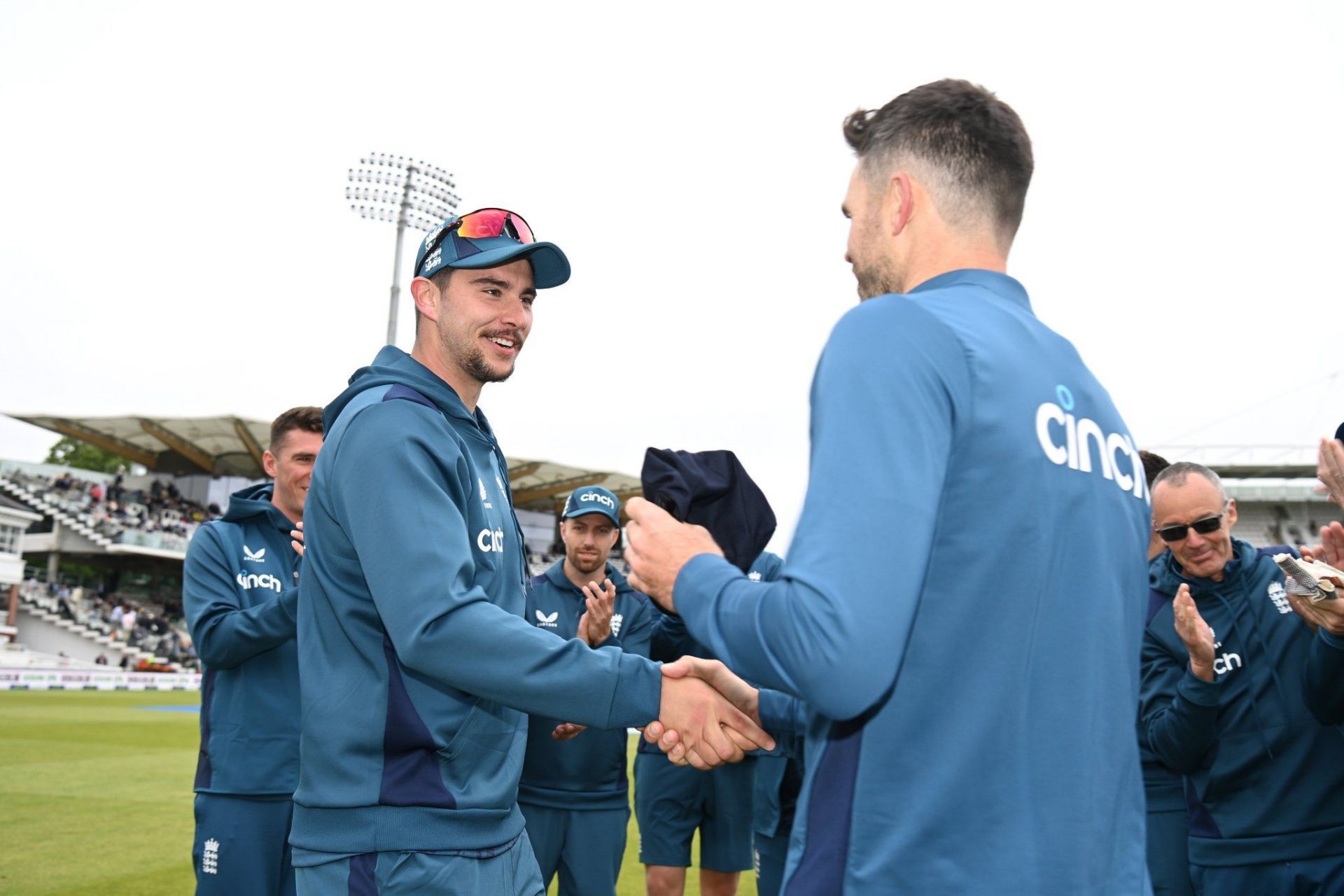 James Anderson and Josh Tongue. (Credits: Twitter)