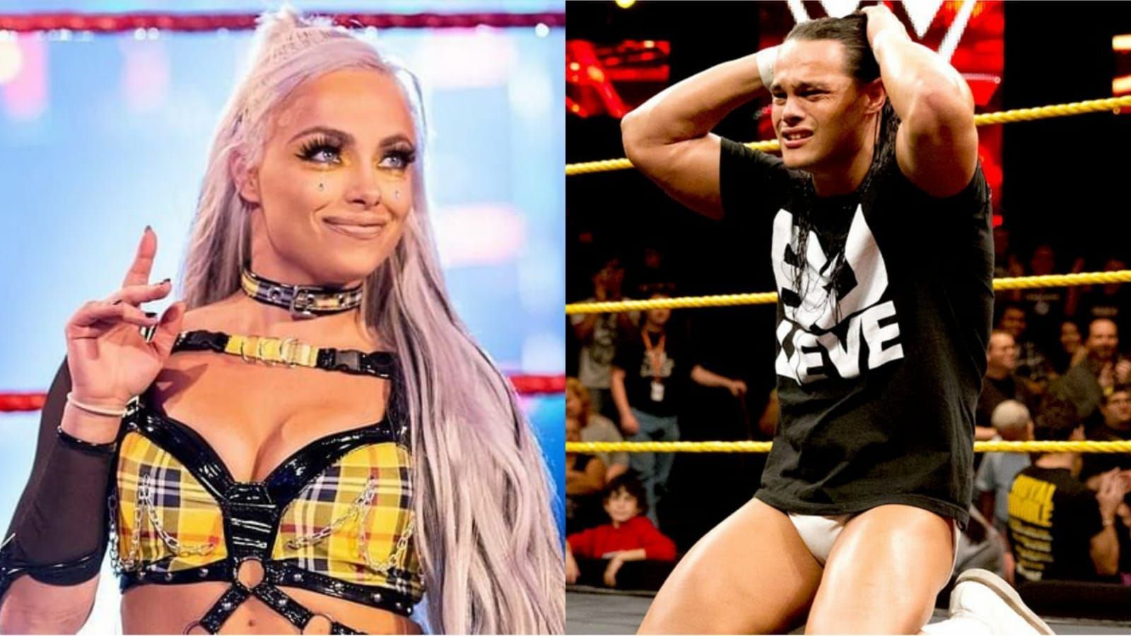 Liv Morgan (left) and Bo Dallas (right)