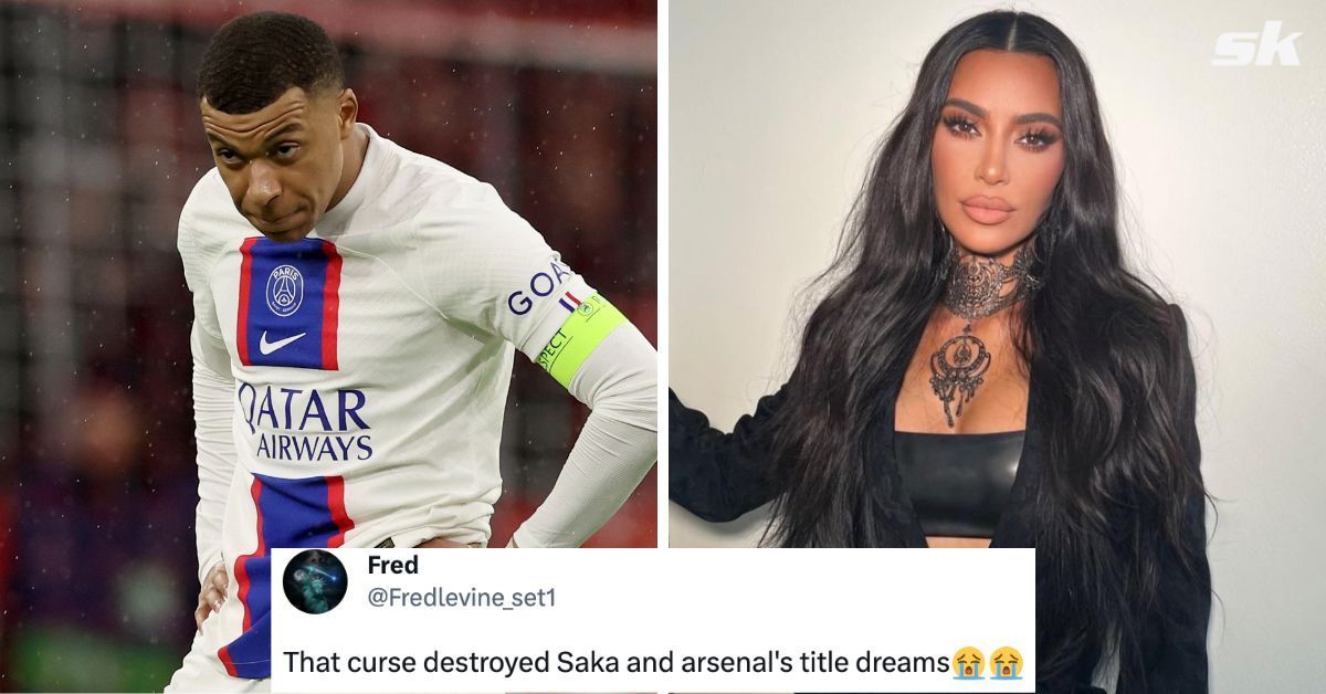 Fans fear Kim Kardashian could put a curse on Kylian Mbappe.