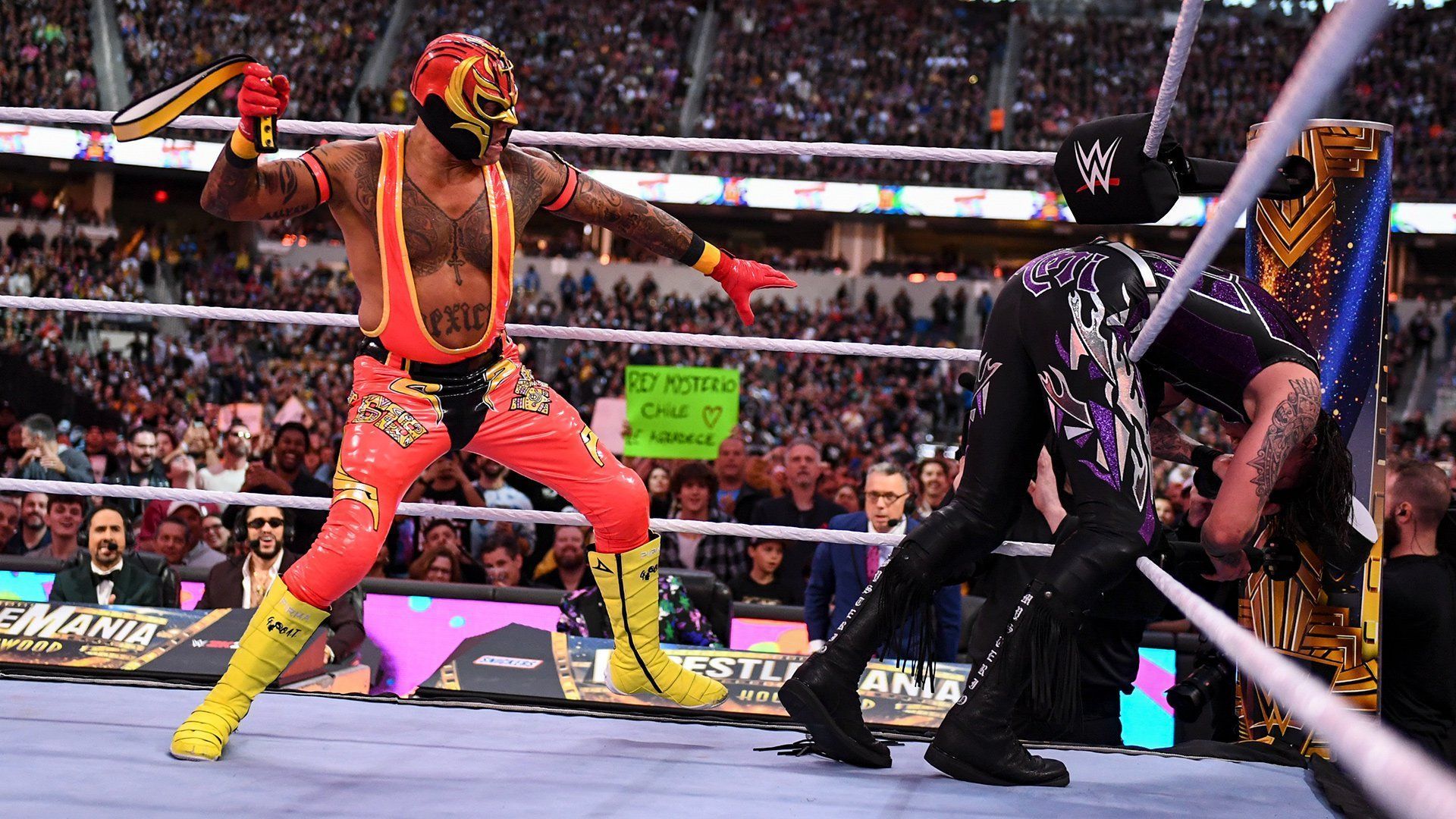 Rey and Dominik Mysterio