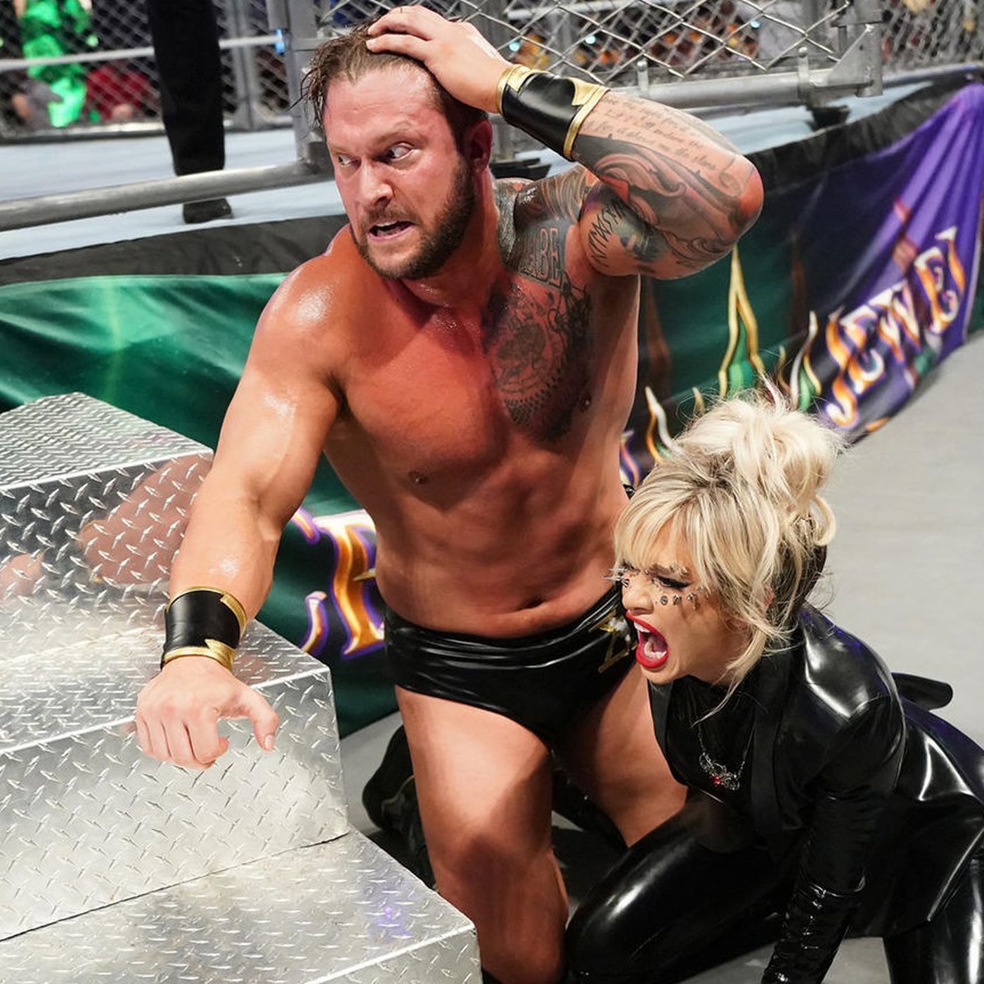 Kross and Scarlett would be a good feud for LA Knight.