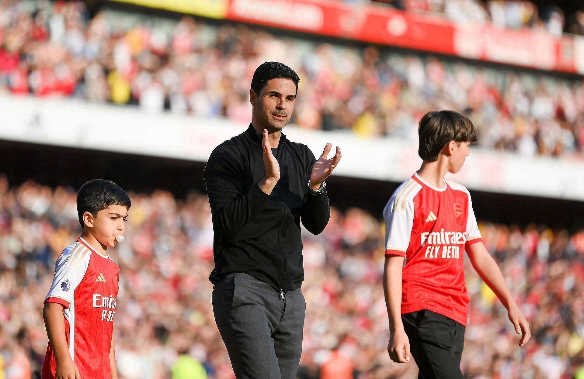 Arsenal manager Mikel Arteta is working to improve his squad