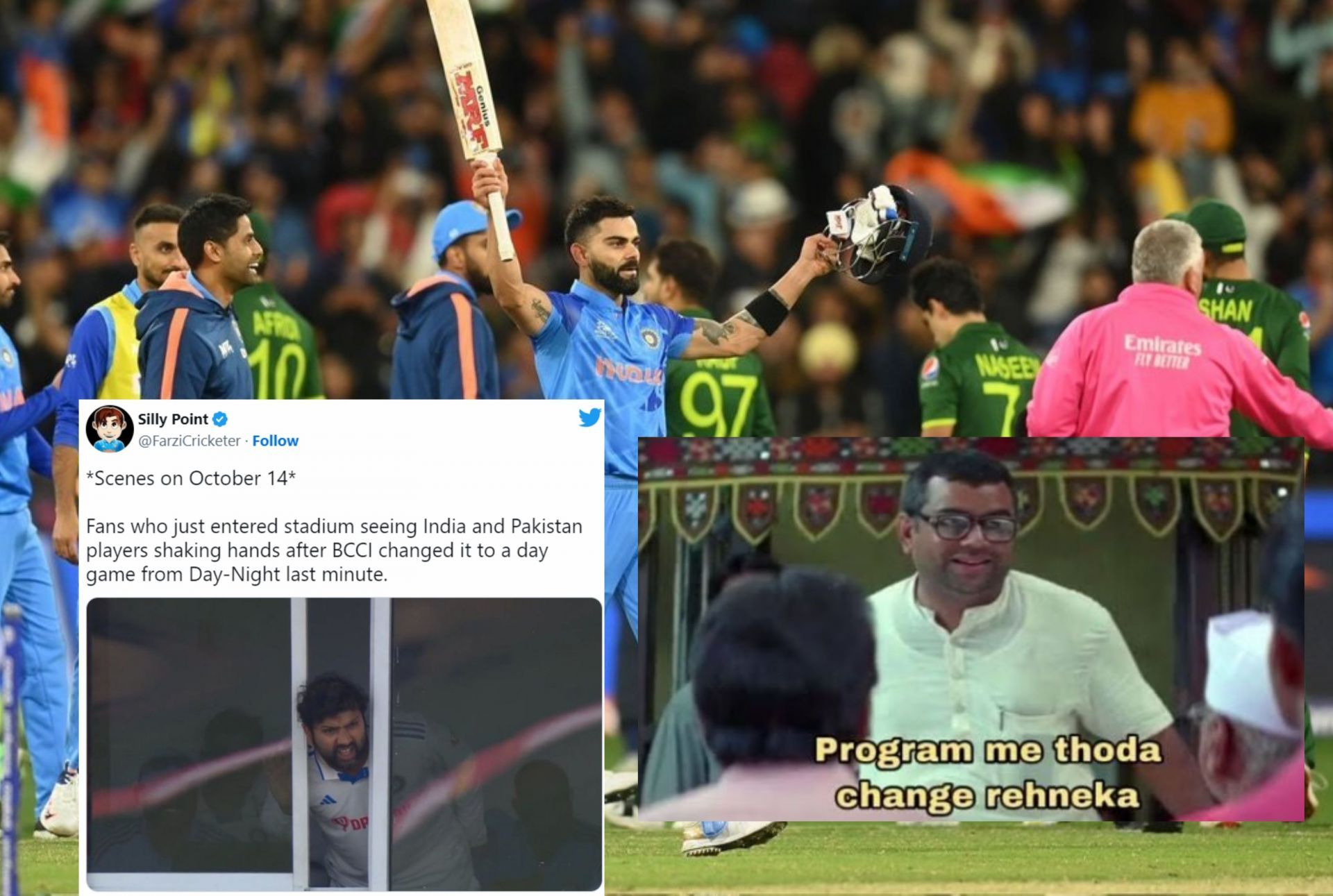 Fans share memes after reports emerged that India vs Pakistan World Cup match might be rescheduled