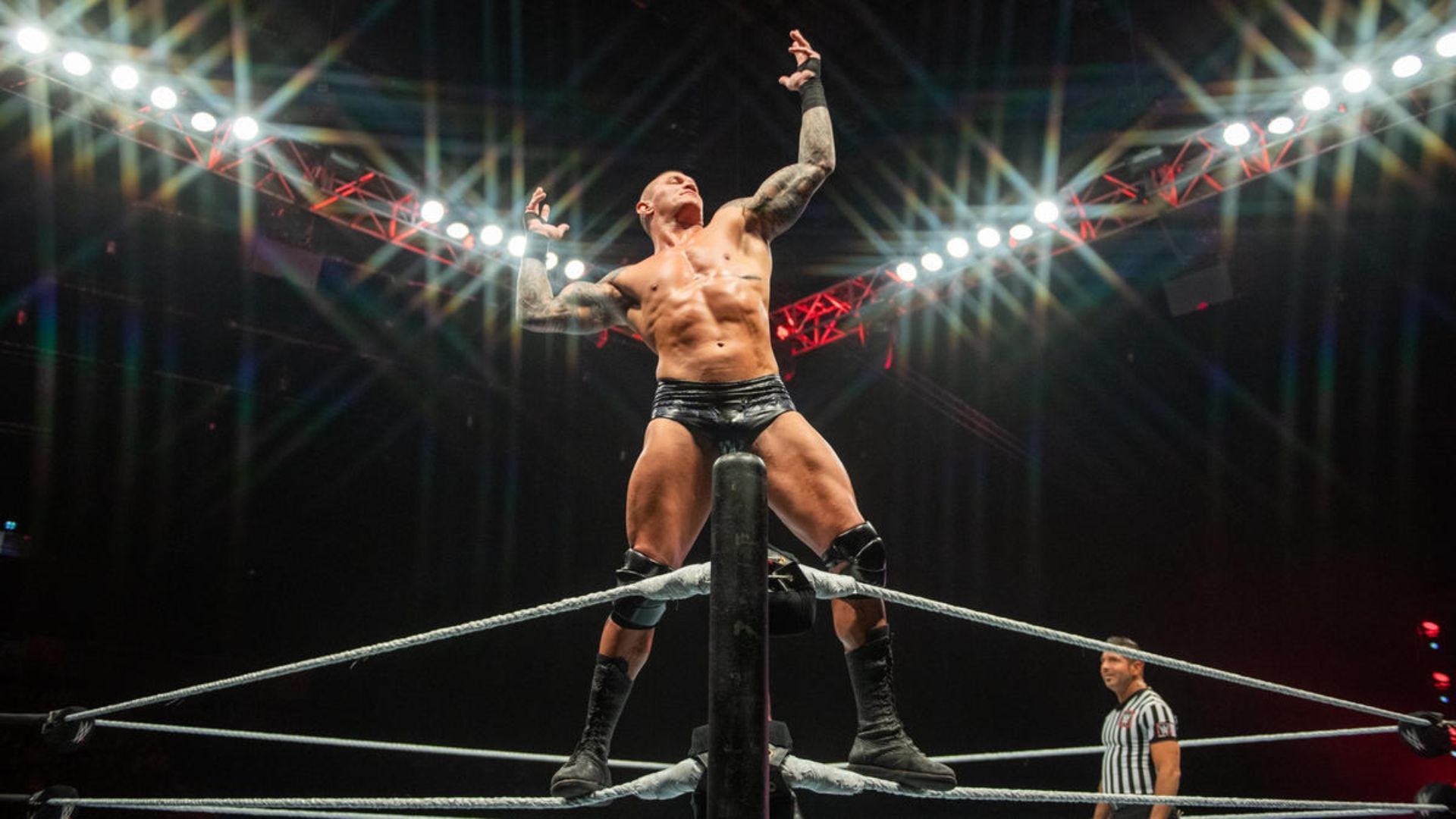 Randy Orton during his entrance. Image Credits: wwe.com 