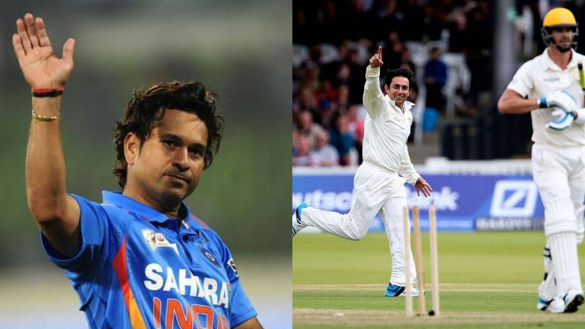 Sachin Tendulkar and Saeed Ajmal