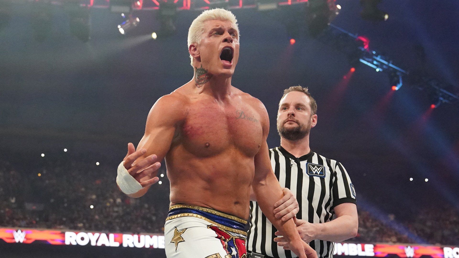 Cody Rhodes at the 2023 Royal Rumble