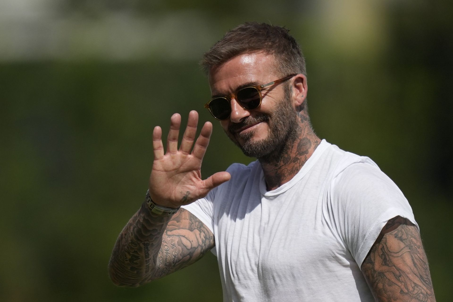 Beckham was asked if he would like to be part of a takeover of United.