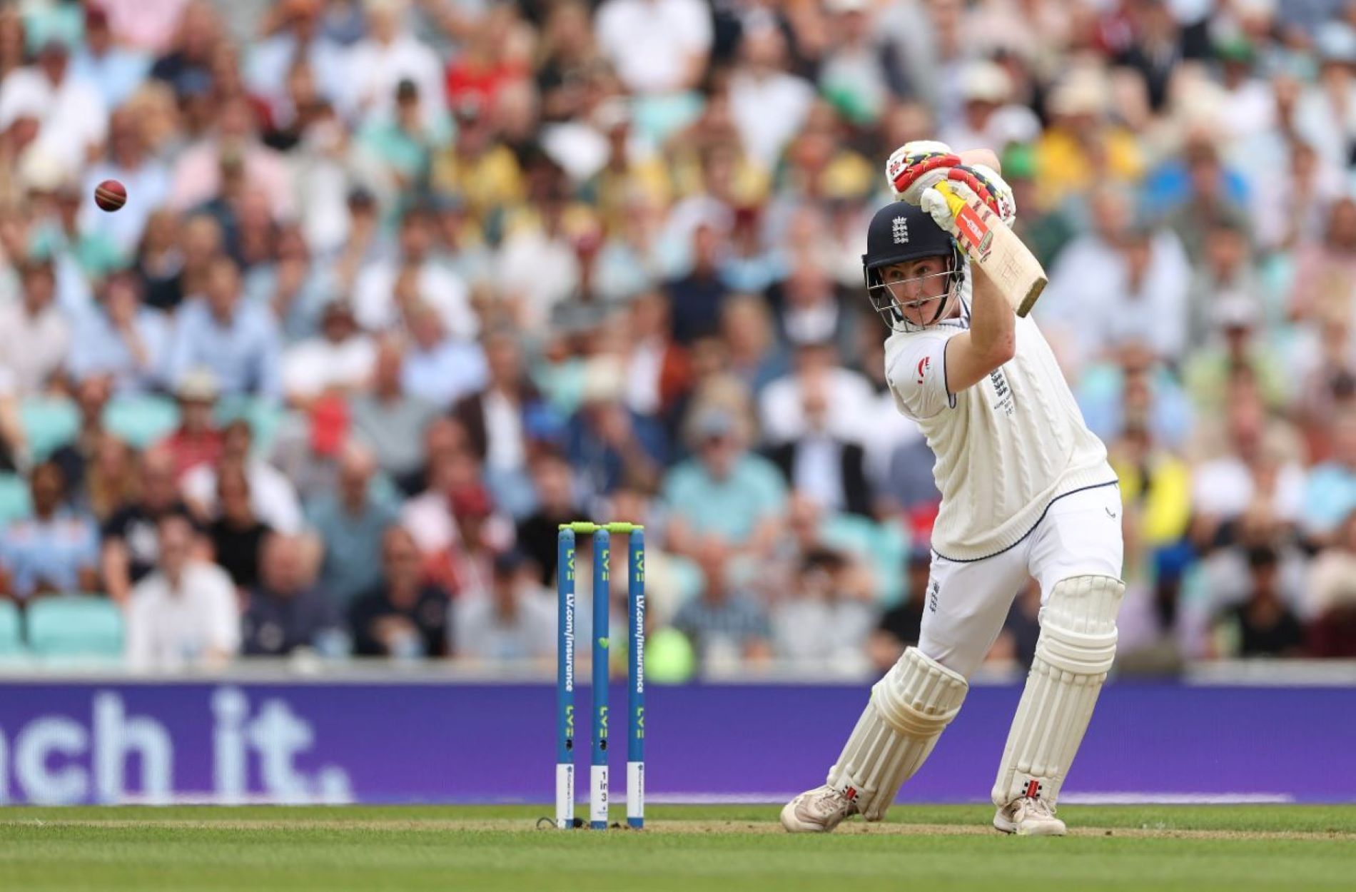 Harry Brook saved England from the blushes on Day 1 at the Oval