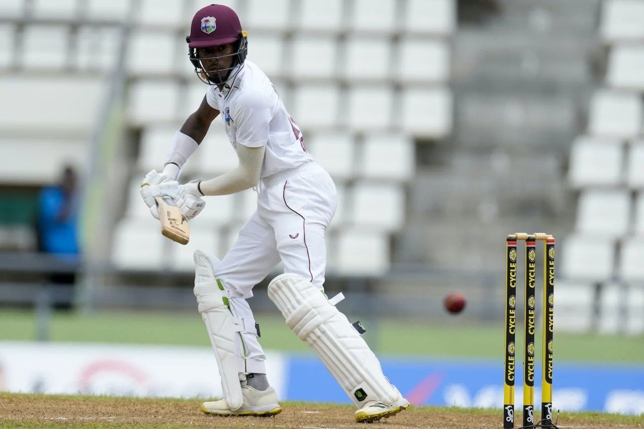 Alick Athanaze has got off to a steady start in his Test career [Getty Images]