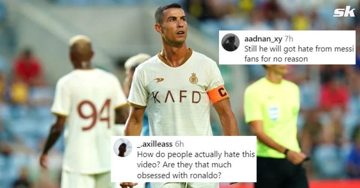 Fans reacted to people talking negatively about Cristiano Ronaldo 