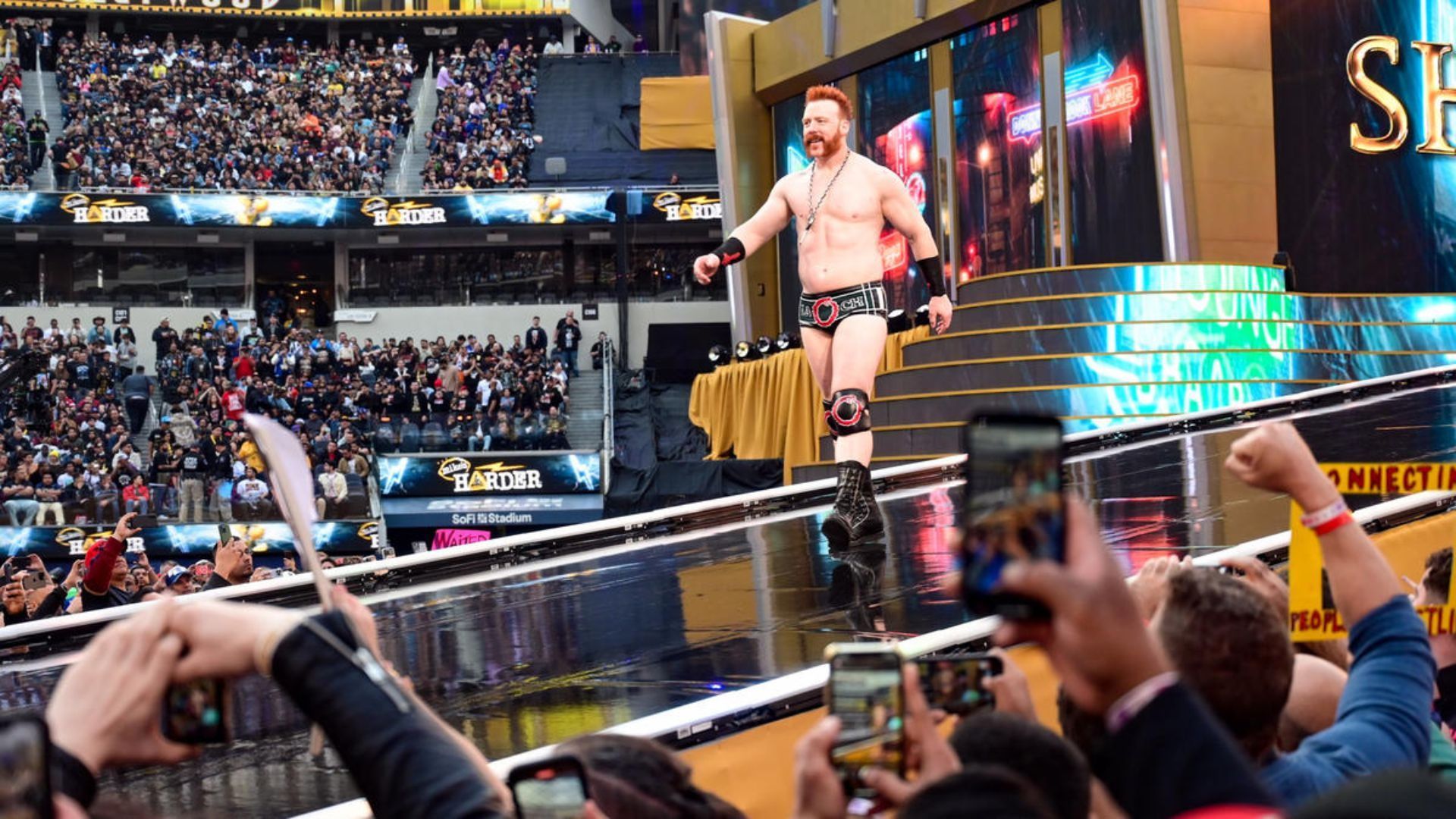 Sheamus during his entrance. Image Credits: wwe.com 