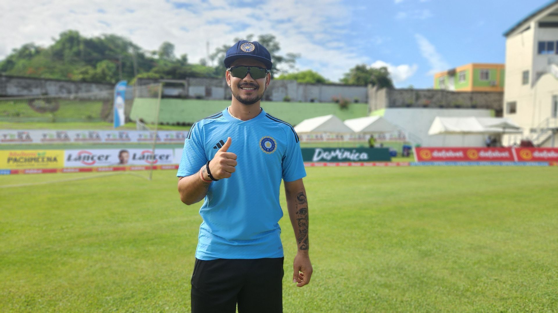 Ishan Kishan made his debut in the first Test against the West Indies. [P/C: BCCI]