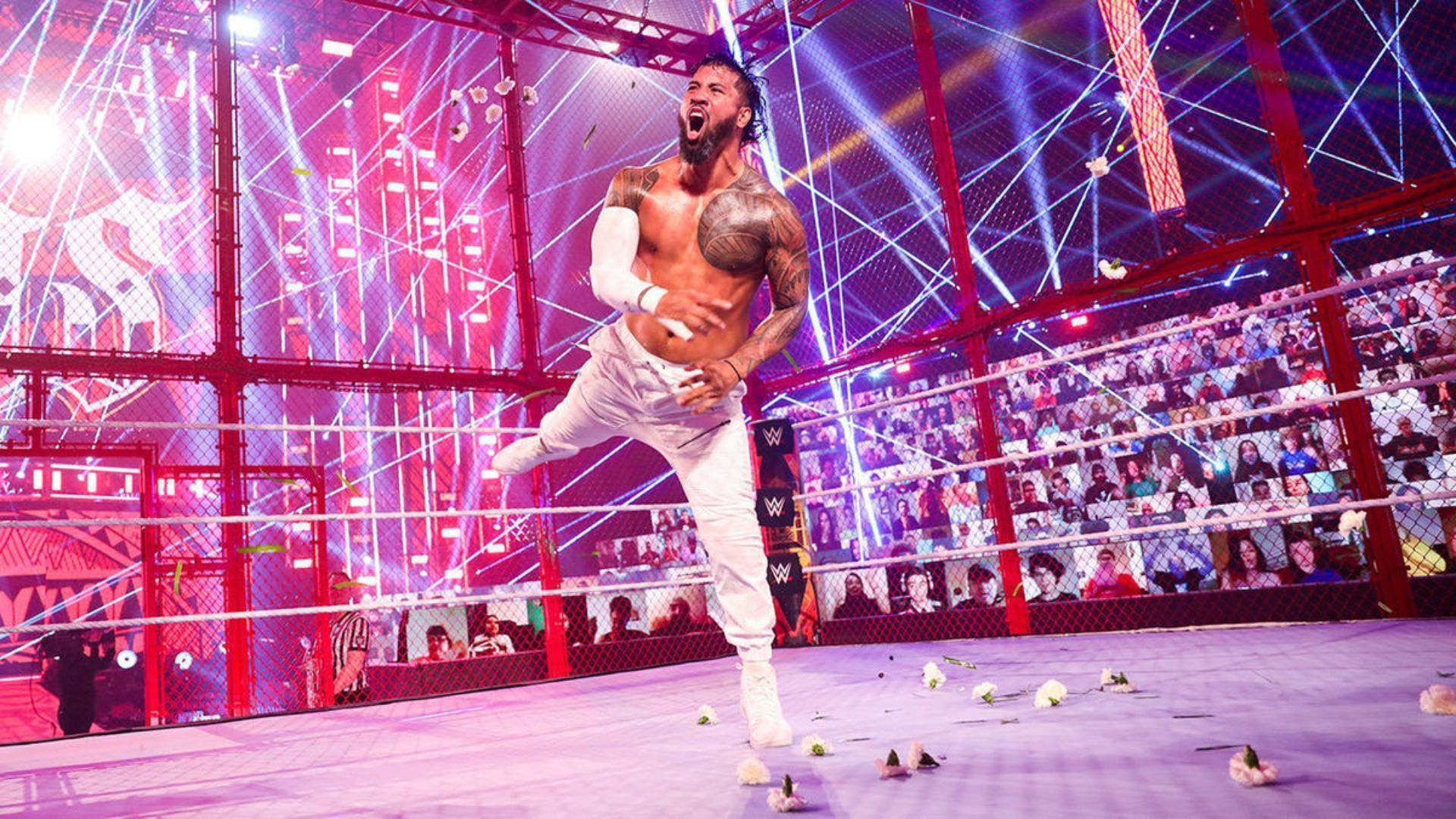 Jey Uso at Hell in a Cell. Image Credits: wwe.com 