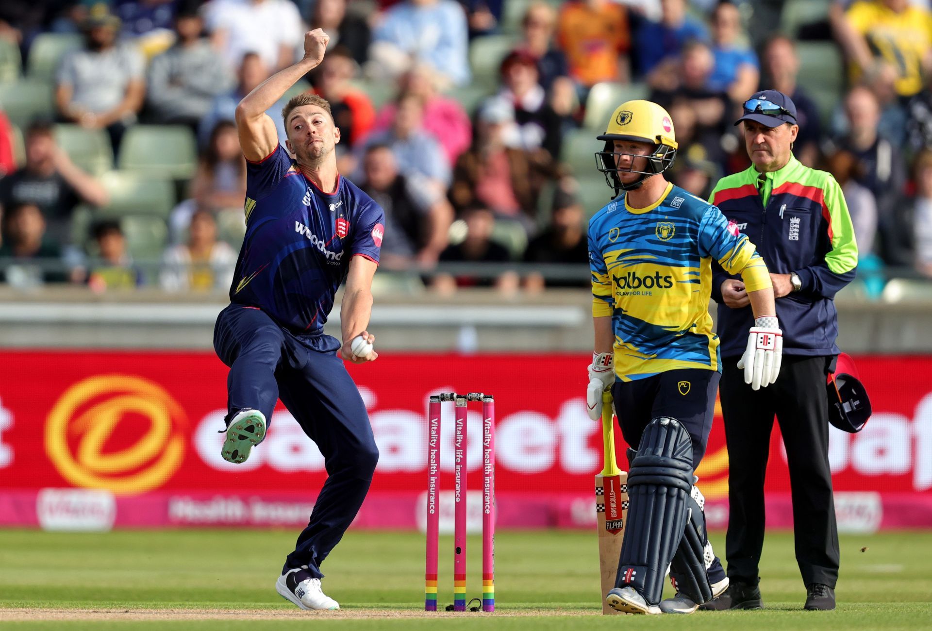 Daniel Sams is currently in action for Essex at the T20 Blast in England