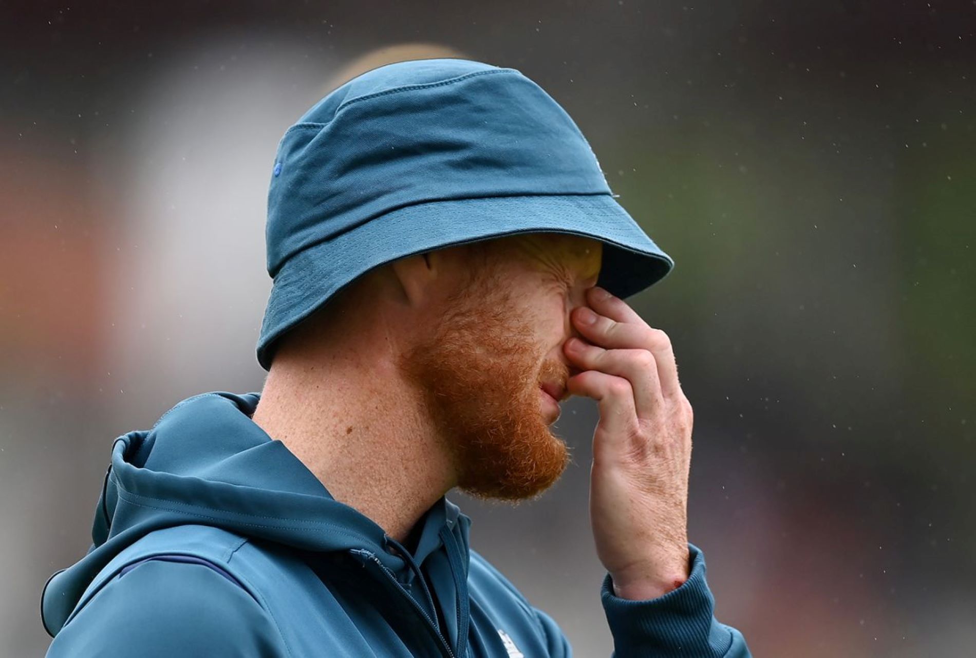 Ben Stokes was in disbelief after rain washed away England