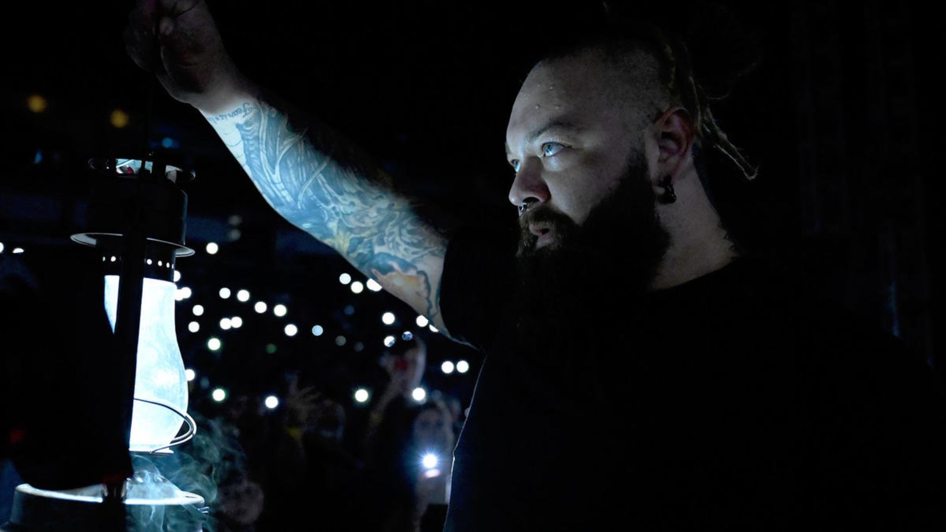 Bray Wyatt is a former three-time WWE World Champion