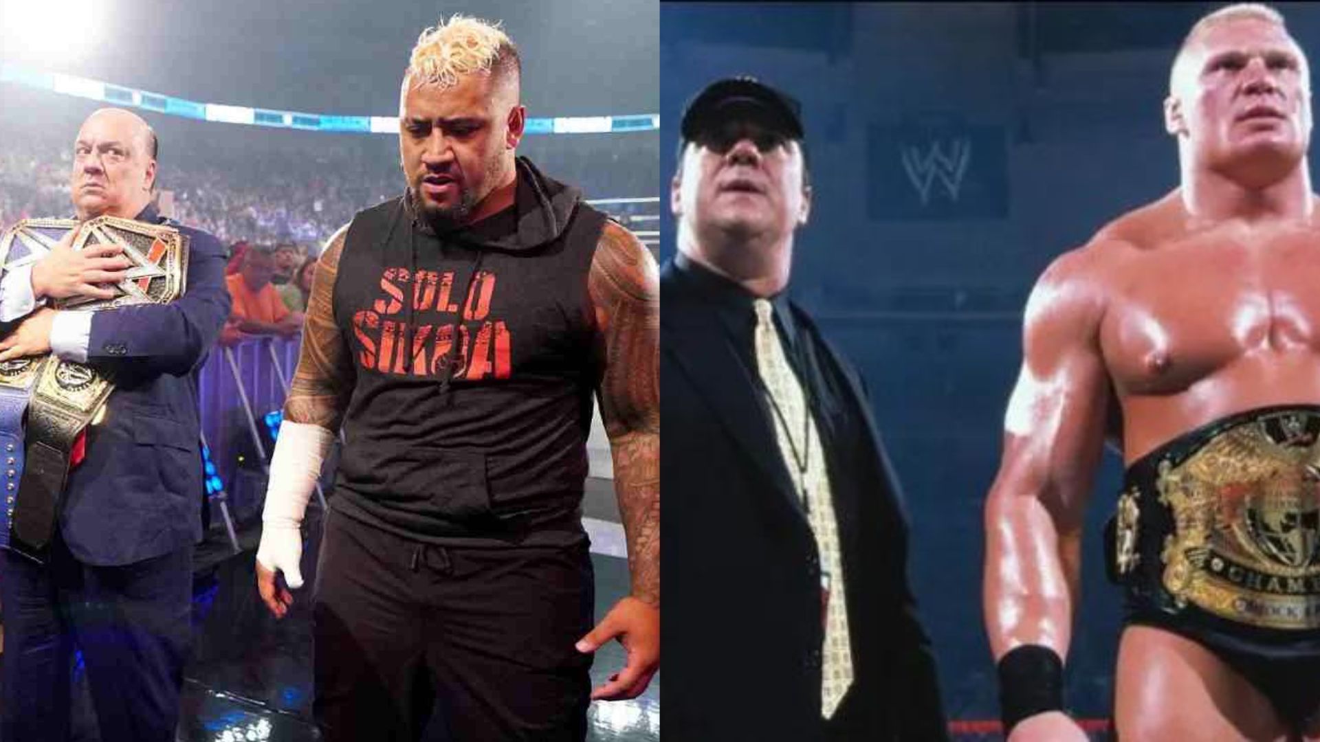 Solo Sikoa and Paul Heyman are stablemates in The Bloodline