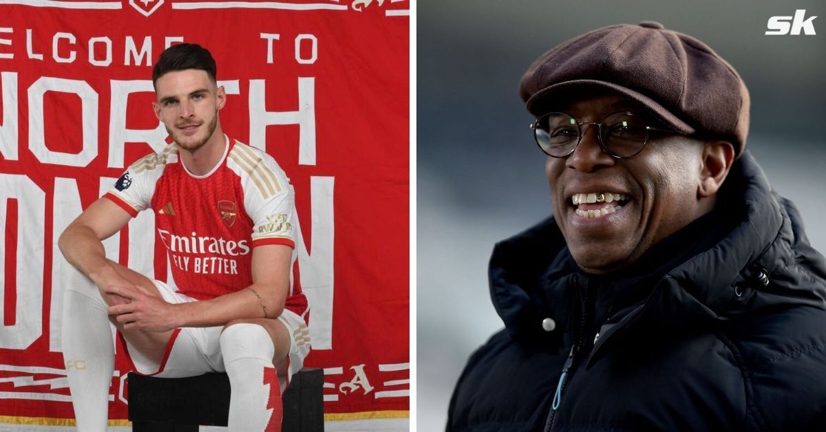 Ian Wright buzzing with Declan Rice