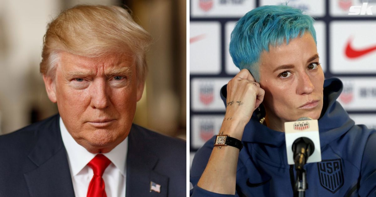 Donald Trump was once left annoyed by USWNT star Megan Rapinoe