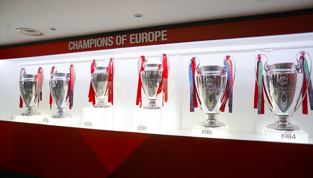 UEFA Champions League trophy cabinet