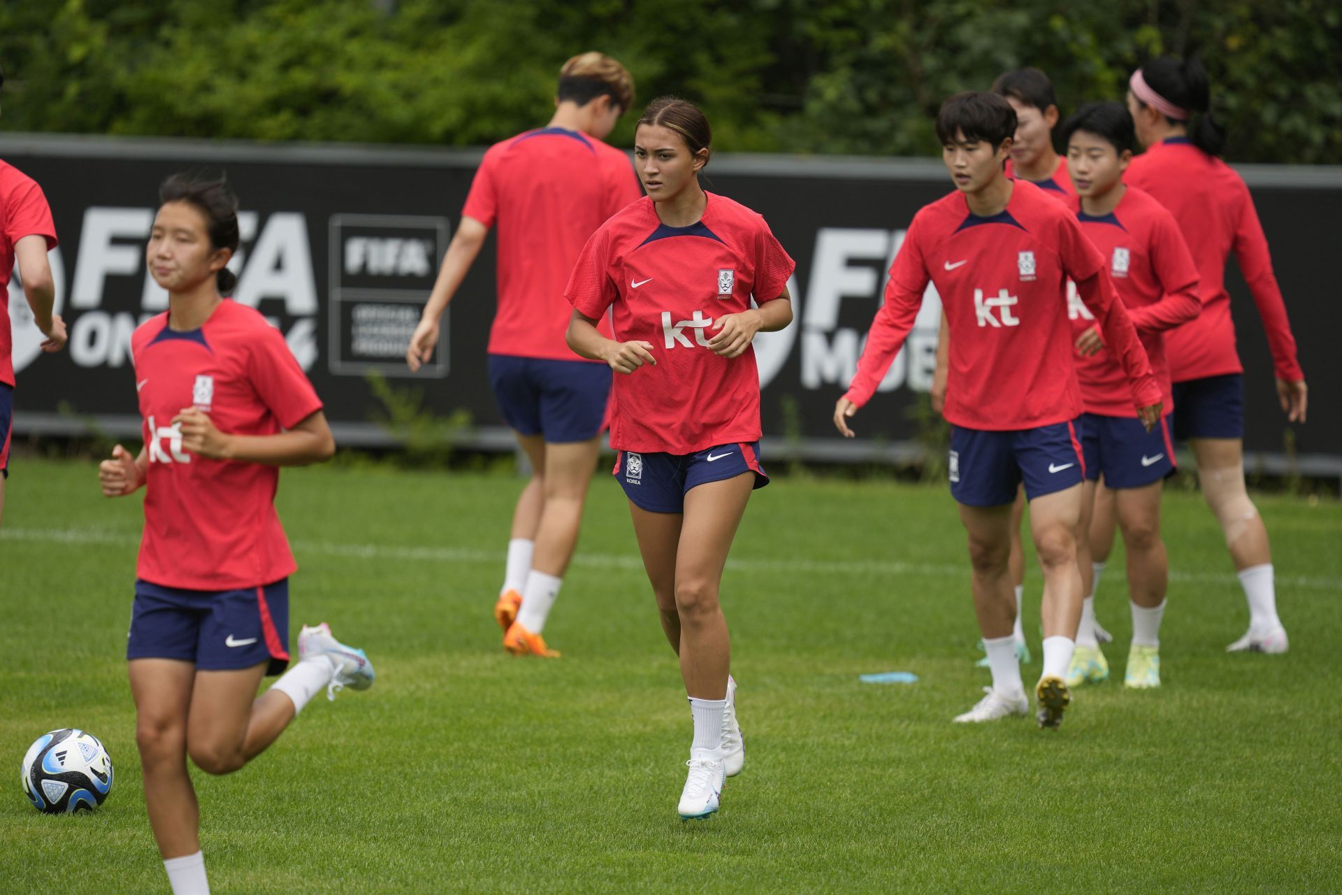 South Korea Soccer WWCup Squad