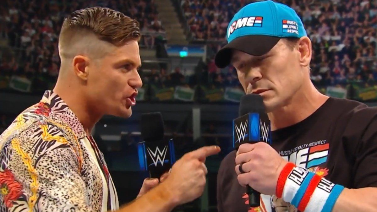 John Cena had a confrontation with Grayson Waller at WWE Money in the Bank 2023 