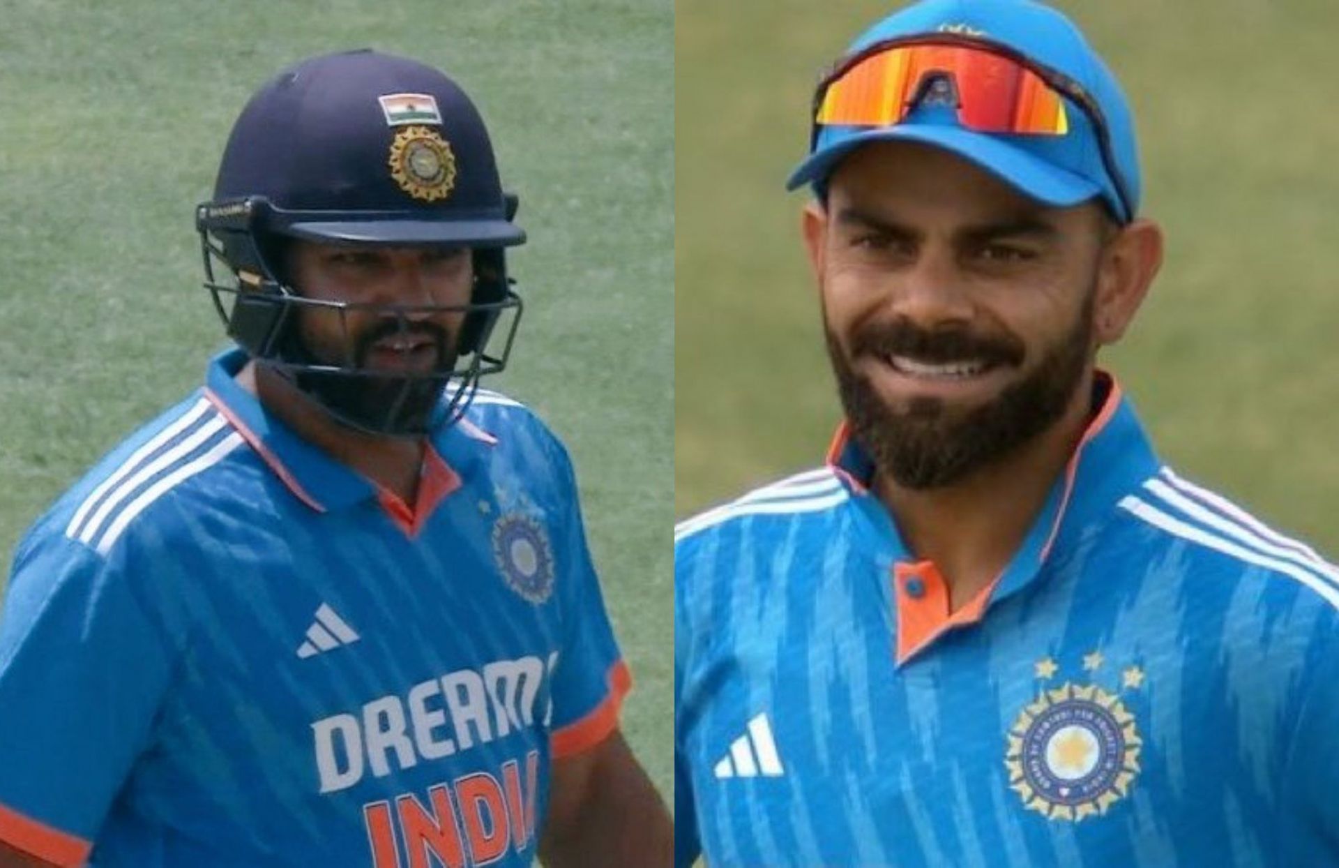 Rohit Sharma and Virat Kohli (Photo Courtesy: Twitter/vishal and Virat fan club) 