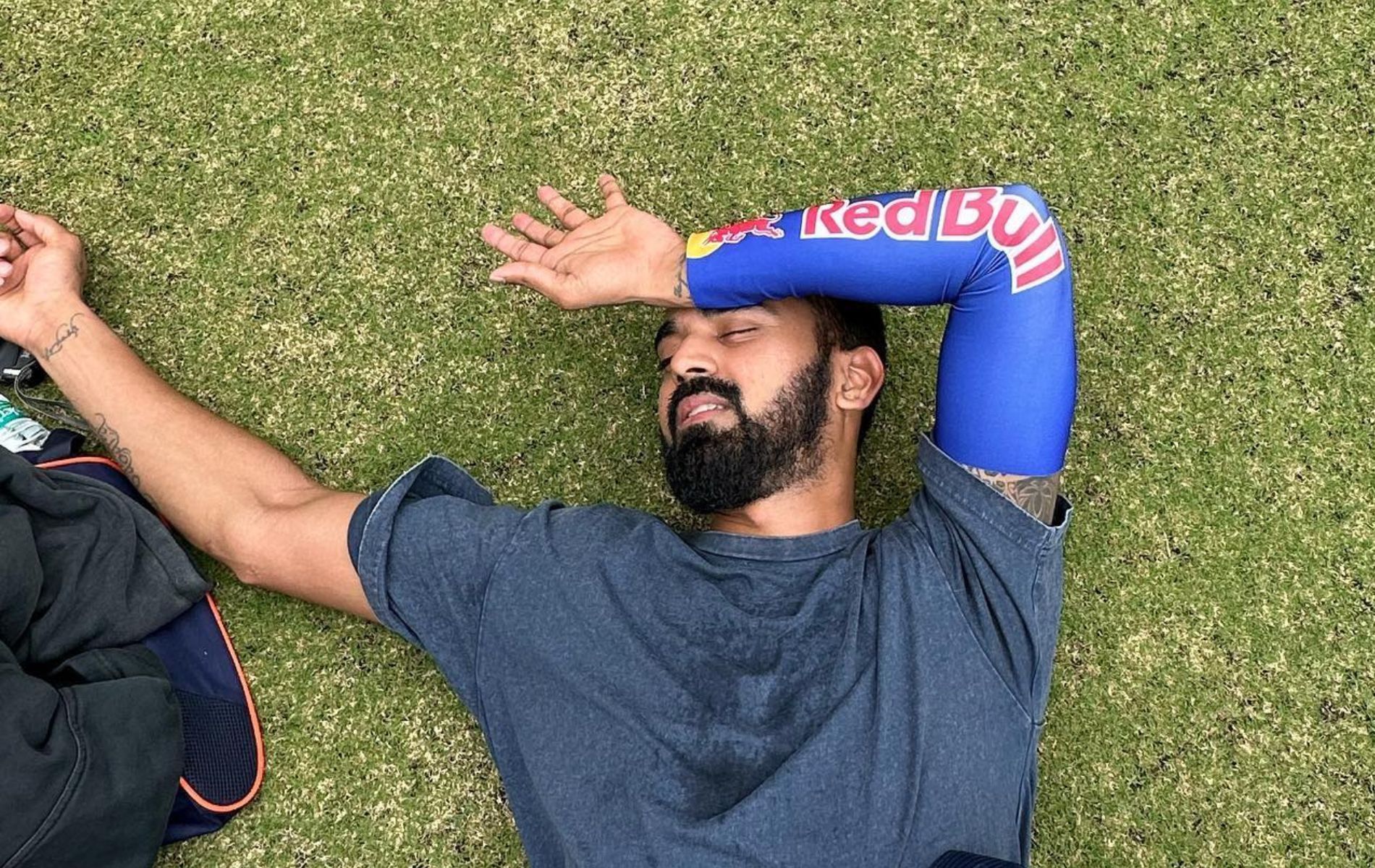 KL Rahul injured his thigh while fielding in an IPL 2023 match vs RCB. (Pic: Instagram)