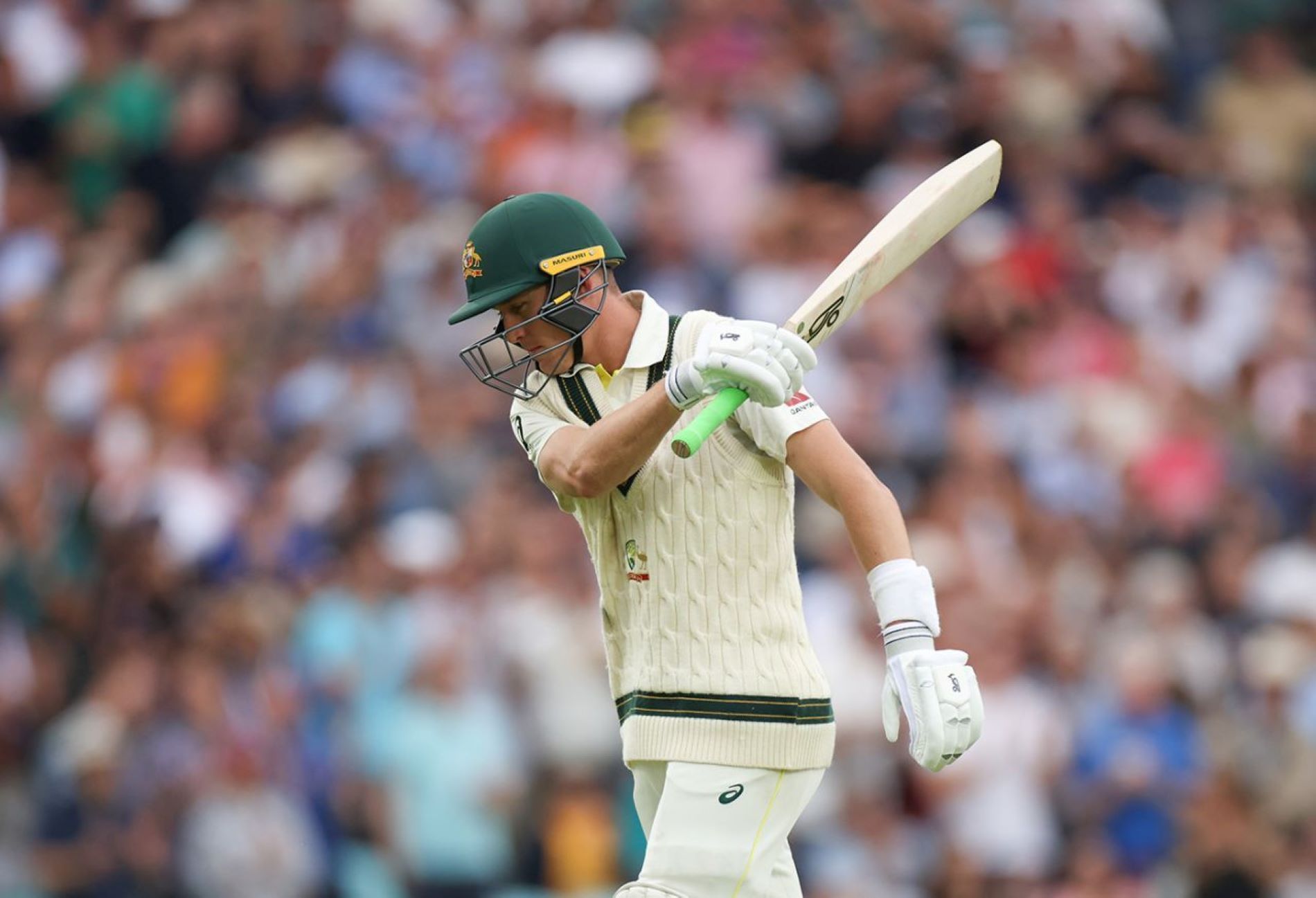 Labuschagne played an uncharacteristically painful knock in the first innings